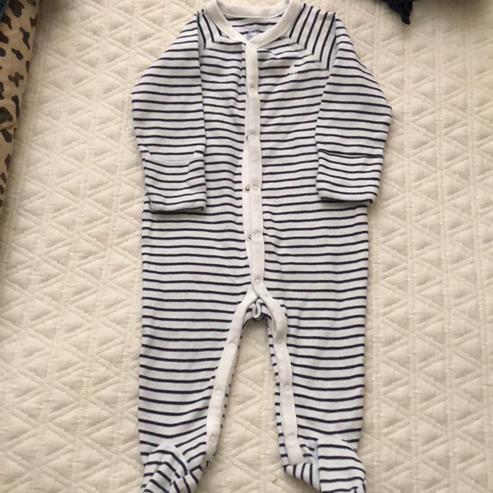 Ralph Lauren Stripped Footies - Size 6 Months